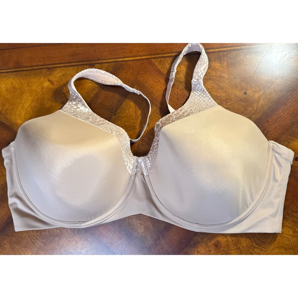Leading‎ Lady Bra Size 48DD Beige With Lace Trim